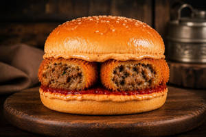 Mutton Momo Burger