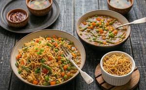Triple Schezwan Fried Rice