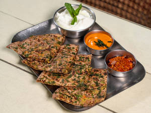Stuffed Ragi Paratha