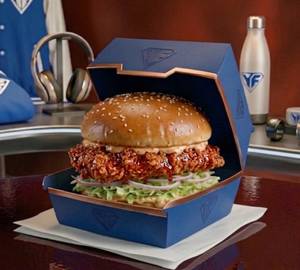 Hot honey chicken burger