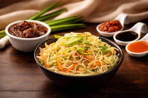 Veg Manchurian Noodles