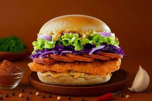 Cajun Chicken Pepperoni Burger