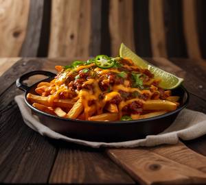 Tandoori Cheesy Chicken Loaded Fries