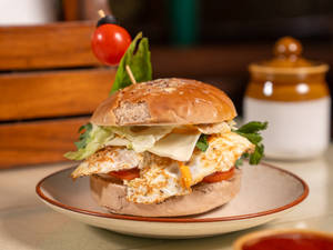 Fried Egg Cheese Burger