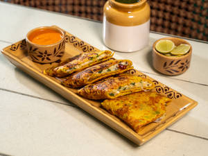 Stuffed Moong Dal Chilla (g.f)