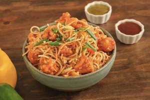 Schezwan gobi noodles