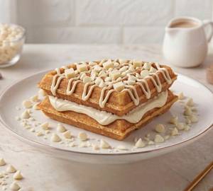 Crispy White Choco Waffle
