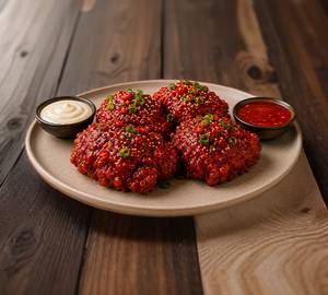 Korean Chilly Cheese Fried Chicken [4 Pieces]