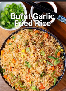 Veg Burnt Garlic Fried Rice