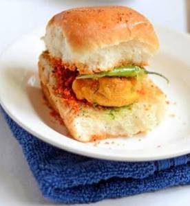 Grilled butter vadapav