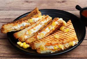 Corn Cheese Grilled Sandwich