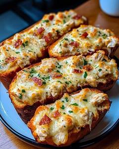 Bbq Chicken On Garlic Bread(2pc)