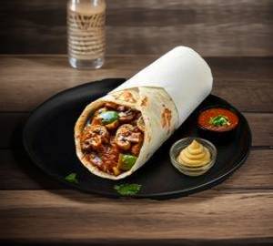 Mushroom Tikka Roll