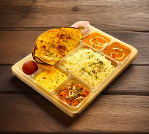 Paratha deluxe thali