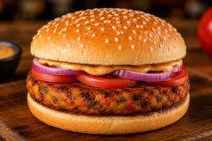 Veg Tandoori Burger