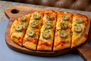 Kebab E Cheese Garlic Bread
