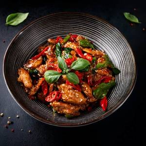 Chilli basil chicken