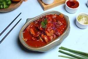 Fish chilli basil