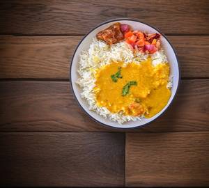 Yellow Dal Rice Bowl