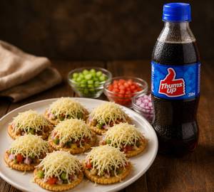 Monaco Topping + Thums Up (250Ml) Combo