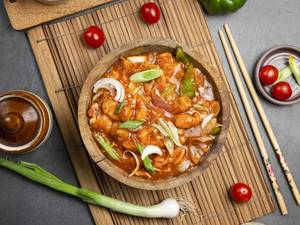 Hot garlic chicken gravy