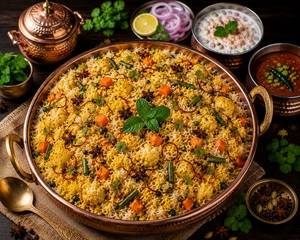 Lucknowi Veg Biryani