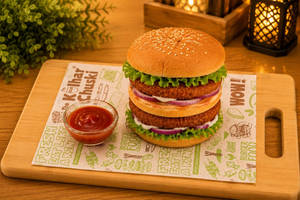 Double Decker Veg Burger
