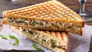 Chicken 65 Grilled Sandwich