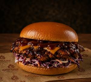 Barbeque Chicken Smash Burger