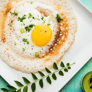 Egg Dosa (4 Eggs)(4pav)