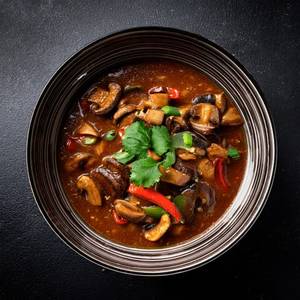 Chilli mushroom gravy