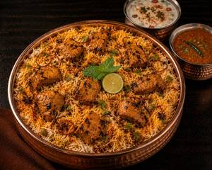 Soya Chaap Tikka Biryani