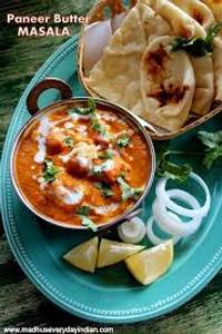 Paneer Butter masala with 2 Garlic Naan