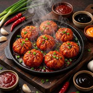 Schezwan fried Momos