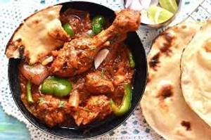 Half Kadhai Chicken + 2 Butter Naan