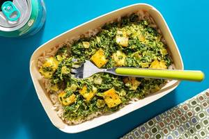 Paneer Spinach Rice