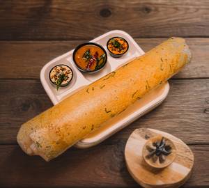 Rava cheese plain dosa