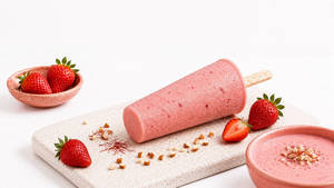 Strawberry Kulfi (o)
