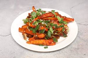 Honey chilli potato