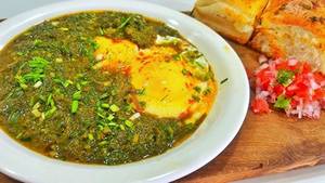 Green Half Fry (2 Eggs)(4pav)