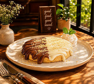 Belgian Milk & White Chocolate Pancake