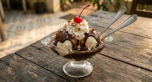 Hot Chocolate Fudge Sundae [double Scoop]