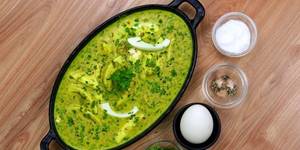 Egg Ravaiya Green (4 Eggs)(6pav)