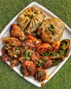 Chilli Potato+ Veg Momos
