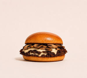 Swiss Mushroom Smash Burger
