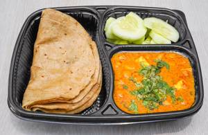 Paneer Sabzi with 5 Roti and Salad