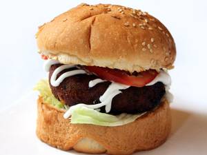 Aloo Patty Burger- With Cheese