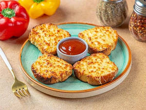 Cheese Chilli Garlic Bread {4 Slices]