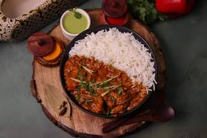 Handi Chicken 1pcs  With Plain Rice