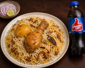 Chicken Biryani [1 Plate] with Thums Up [250 ml]